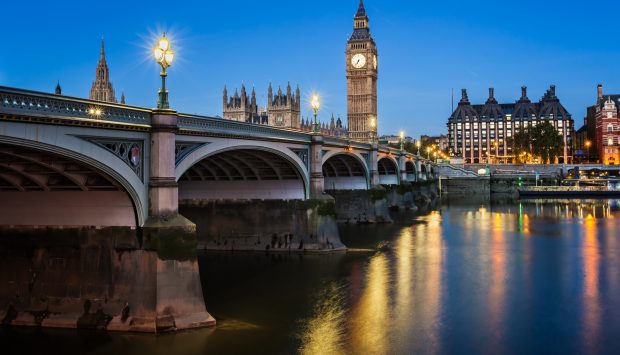 London Bridge at twilight